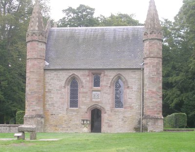 Stone of Scone and Chapel.